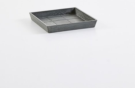 Ecopots onderschotel vierkant 21 cm Ecopots onderschotel vierkant 21 cm