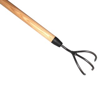 De Pypere 'Exclusive' Cultivator 3-tands met essen steel 1400mm De Pypere 'Exclusive' Cultivator 3-tands met essen steel 1400mm