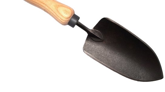 De Pypere 'Exclusive' Plantschepje gesmeed met essen handvat De Pypere 'Exclusive' Plantschepje gesmeed met essen handvat