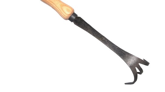 De Pypere 'Exclusive' Bio cultivator 3-tands met essen handvat 140mm De Pypere 'Exclusive' Bio cultivator 3-tands met essen handvat 140mm