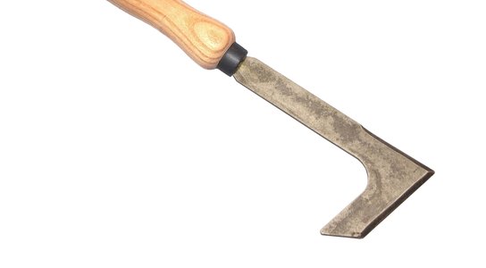 De Pypere 'Exclusive' Onkruidmes met essen handvat 140mm De Pypere 'Exclusive' Onkruidmes met essen handvat 140mm