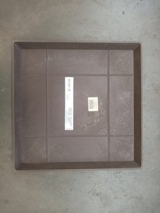 Ecopots onderschotel vierkant 43.5 cm - taupe (oude kleur) Ecopots onderschotel vierkant 43.5 cm - taupe (oude kleur)