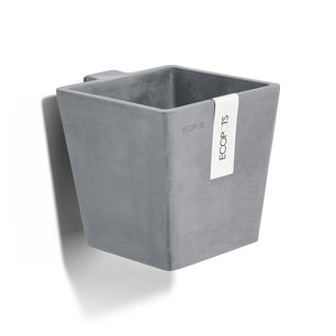 Ecopots Manhattan 15 cm blauwgrijs - Hangend- bloemen/plantenbak Ecopots Manhattan 15 cm blauwgrijs - Hangend- bloemen/plantenbak
