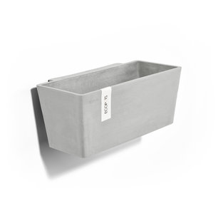 Ecopots Manhattan 35 cm witgrijs - Hangend- bloemen/plantenbak Ecopots Manhattan 35 cm witgrijs - Hangend- bloemen/plantenbak