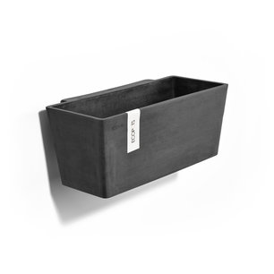 Ecopots Manhattan 35 cm donkergrijs - Hangend- bloemen/plantenbak Ecopots Manhattan 35 cm donkergrijs - Hangend- bloemen/plantenbak