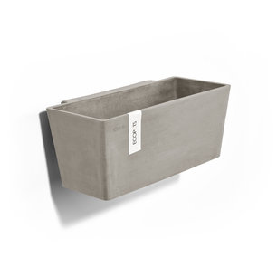 Ecopots Manhattan 35 cm taupe - Hangend- bloemen/plantenbak Ecopots Manhattan 35 cm taupe - Hangend- bloemen/plantenbak