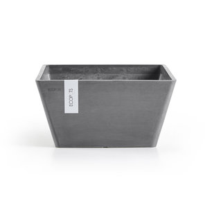 Ecopots Berlin 30 cm grijs - bloemen/plantenbak Ecopots Berlin 30 cm grijs - bloemen/plantenbak