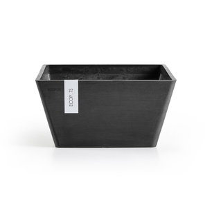 Ecopots Berlin 40 cm donkergrijs - bloemen/plantenbak Ecopots Berlin 40 cm donkergrijs - bloemen/plantenbak