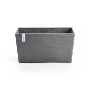 Ecopots Paris lang S 60 cm grijs - planten/bloembak-pot Ecopots Paris lang S 60 cm grijs - planten/bloembak-pot