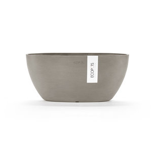 Ecopots Sofia ovaal 30 cm taupe - planten/bloembak-pot Ecopots Sofia ovaal 30 cm taupe - planten/bloembak-pot
