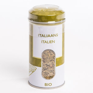 Biologische gedroogde kruiden - Italiaanse kruidenmix in strooibus - 30 gr Biologische gedroogde kruiden - Italiaanse kruidenmix in strooibus - 30 gr