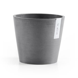 Ecopots Amsterdam 20 cm grijs - planten/bloembak-pot Ecopots Amsterdam 20 cm grijs - planten/bloembak-pot