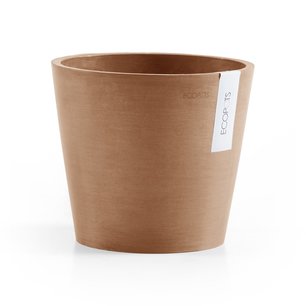Ecopots Amsterdam 20 cm terracotta - planten/bloembak-pot Ecopots Amsterdam 20 cm terracotta - planten/bloembak-pot