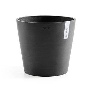 Ecopots Amsterdam 30 cm donker grijs - planten/bloembak-pot Ecopots Amsterdam 30 cm donker grijs - planten/bloembak-pot