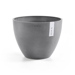 Ecopots Antwerp conisch 30 cm grijs - planten/bloembak-pot Ecopots Antwerp conisch 30 cm grijs - planten/bloembak-pot