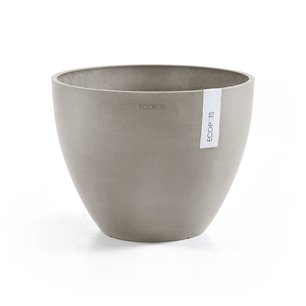Ecopots Antwerp conisch 30 cm taupe - planten/bloembak-pot Ecopots Antwerp conisch 30 cm taupe - planten/bloembak-pot
