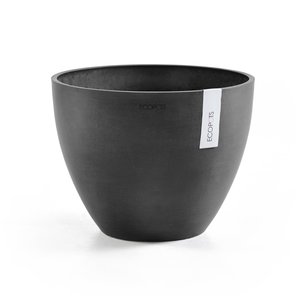 Ecopots Antwerp conisch 40 cm donker grijs - planten/bloembak-pot Ecopots Antwerp conisch 40 cm donker grijs - planten/bloembak-pot