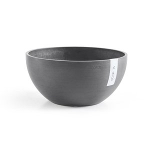 Ecopots Brussels 30 cm grijs - bloemen/plantenbak Ecopots Brussels 30 cm grijs - bloemen/plantenbak