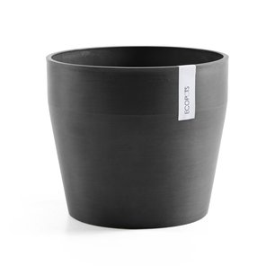 Ecopots Sankara rond 40 cm donker grijs - planten/bloembak-pot Ecopots Sankara rond 40 cm donker grijs - planten/bloembak-pot
