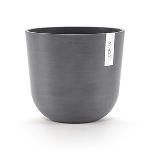 Ecopots Oslo 25 cm grijs - planten/bloembak-pot Ecopots Oslo 25 cm grijs - planten/bloembak-pot