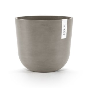 Ecopots Oslo 25 cm taupe - planten/bloembak-pot Ecopots Oslo 25 cm taupe - planten/bloembak-pot