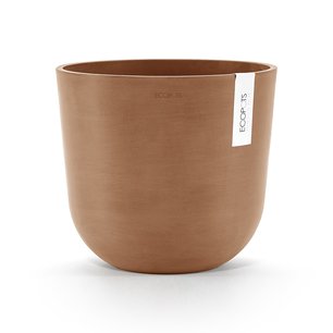 Ecopots Oslo 25 cm terracotta - planten/bloembak-pot Ecopots Oslo 25 cm terracotta - planten/bloembak-pot