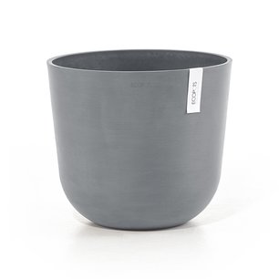 Ecopots Oslo 35 cm blauw grijs - planten/bloembak-pot Ecopots Oslo 35 cm blauw grijs - planten/bloembak-pot