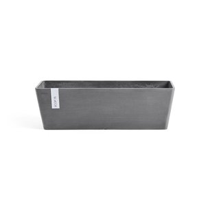 Ecopots Bruges 45 cm grijs - bloemen/plantenbak Ecopots Bruges 45 cm grijs - bloemen/plantenbak