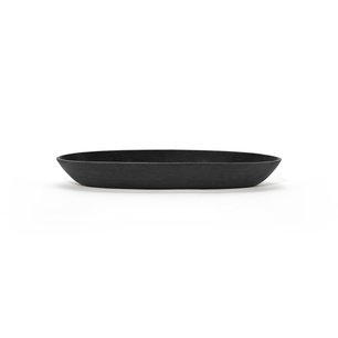 Ecopots sofia onderschotel ovaal 30 cm donker grijs Ecopots sofia onderschotel ovaal 30 cm donker grijs