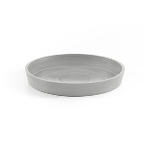 Ecopots onderschotel rond 17.8 cm wit grijs Ecopots onderschotel rond 17.8 cm wit grijs