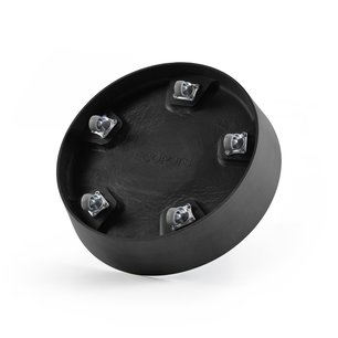 Ecopots onderschotel met wielen 34 cm - donker grijs Ecopots onderschotel met wielen 34 cm - donker grijs