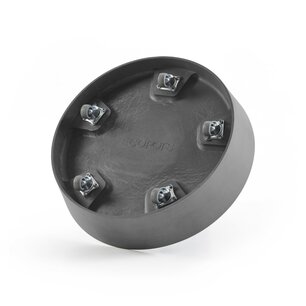 Ecopots onderschotel met wielen 41.5 cm - grijs Ecopots onderschotel met wielen 41.5 cm - grijs