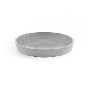 Ecopots onderschotel rond 15 cm wit grijs Ecopots onderschotel rond 15 cm wit grijs