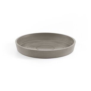 Ecopots onderschotel rond 15 cm taupe Ecopots onderschotel rond 15 cm taupe