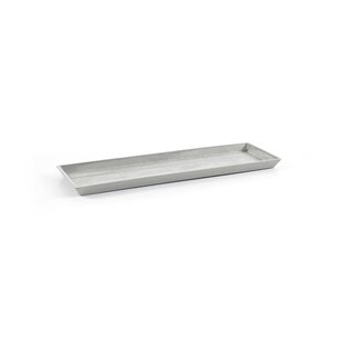Ecopots Bruges rechthoekig onderschotel 65 cm - wit grijs Ecopots Bruges rechthoekig onderschotel 65 cm - wit grijs