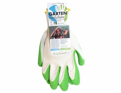 Tuinhandschoenen Green & Fair - S - uit natuurlijk latex & biologisch katoen Tuinhandschoenen Green & Fair - S - uit natuurlijk latex & biologisch katoen